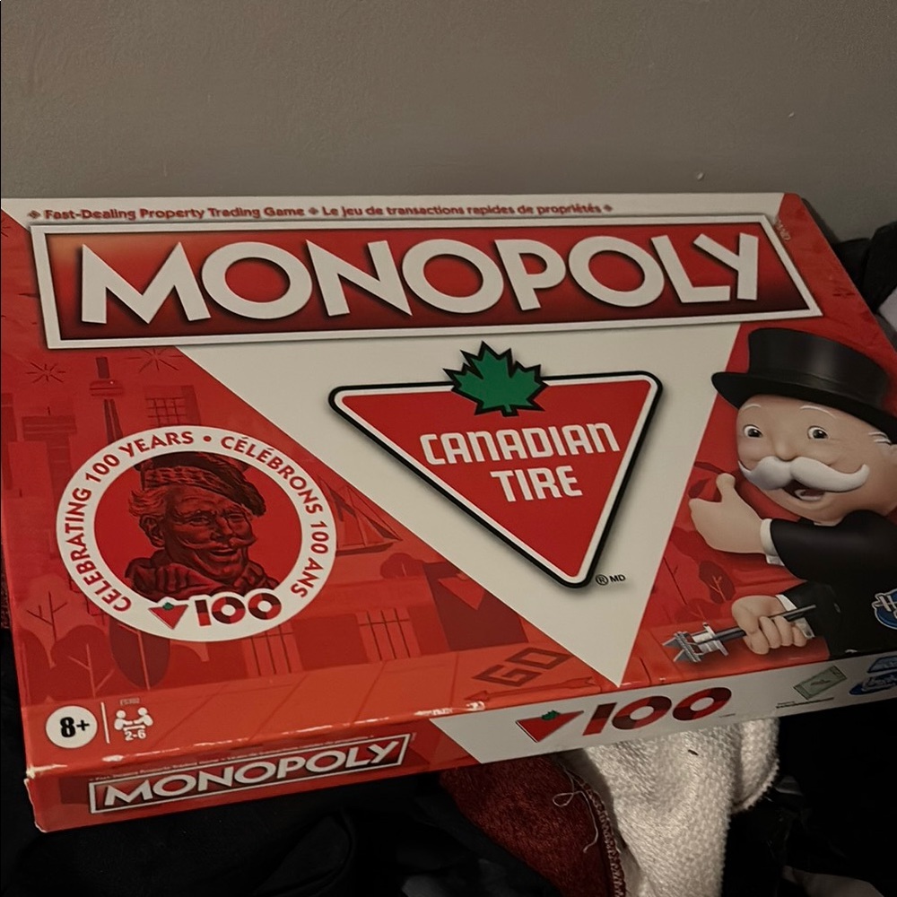 Monopoly Canadian Tire Edition Board Game